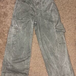 Abercrombie Kids Gray Cargo Pants
